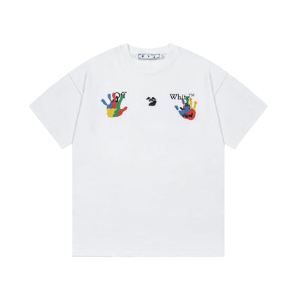 OFF-Whlte Arrow Logo Cotton T-shirt#1002