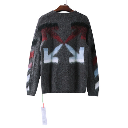 OFF-Whlte Intarsia Knit Sweater#15
