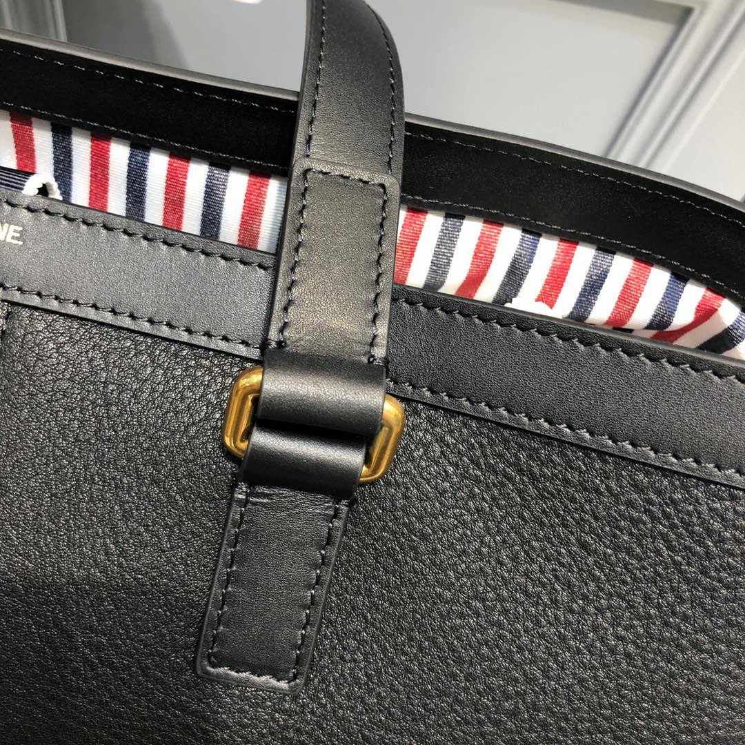 Thom Browne 2025 Men's Leather Briefcase