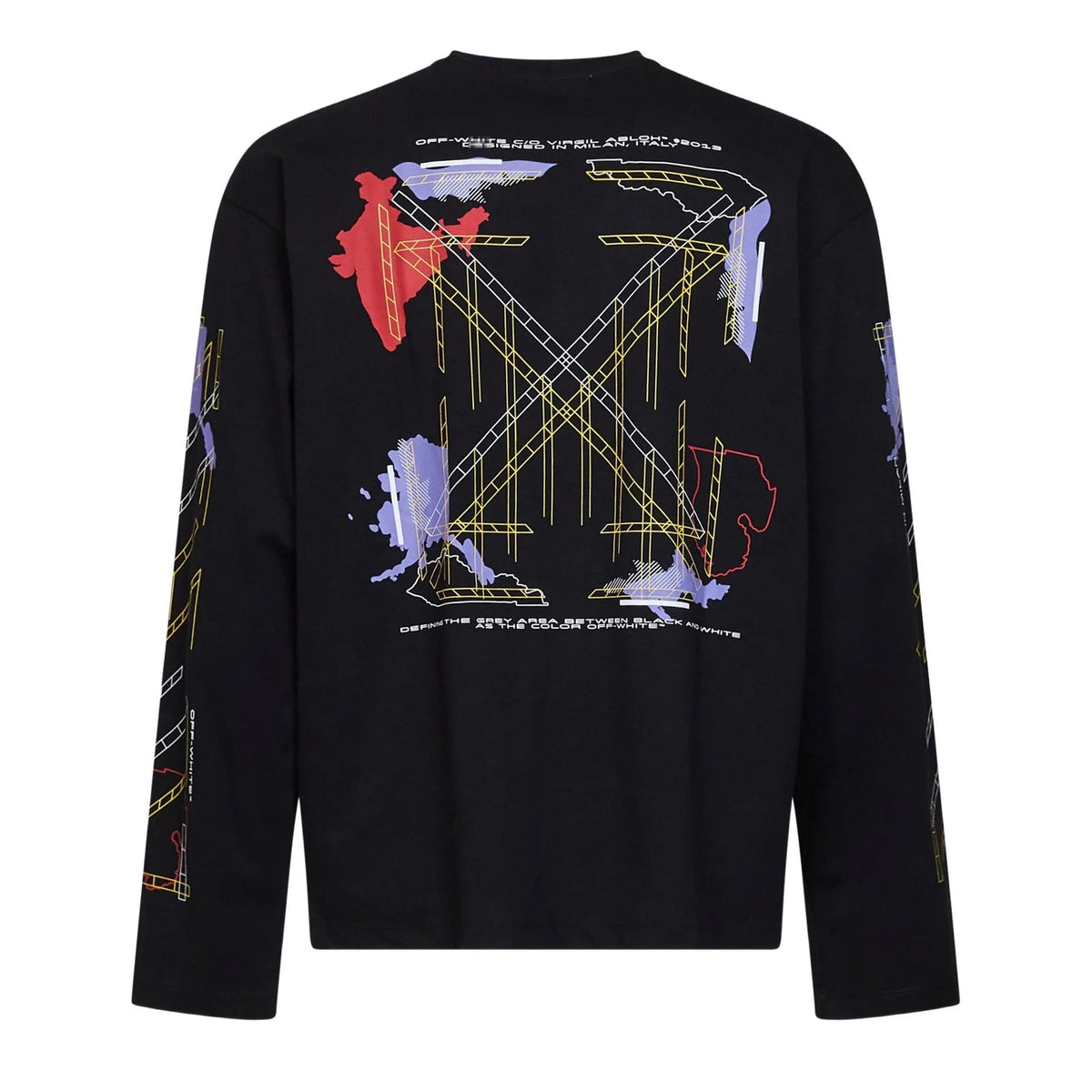 OFF-Whlte Arrow logo sports sweatshirt #1014