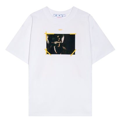 OFF-Whlte Arrow Logo Cotton T-shirt