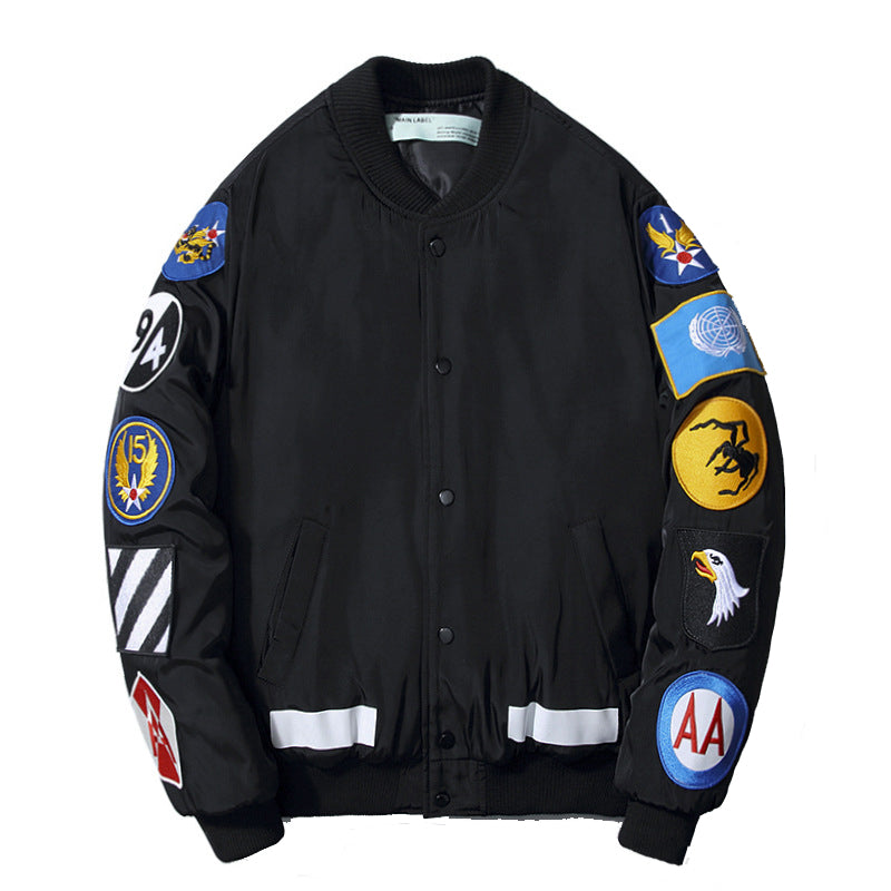 OFF-Whlte sports flight cotton jacket #22