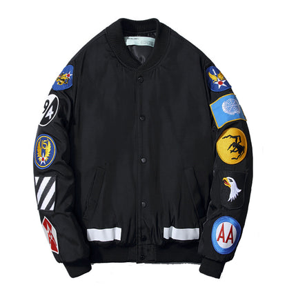 OFF-Whlte sports flight cotton jacket #22