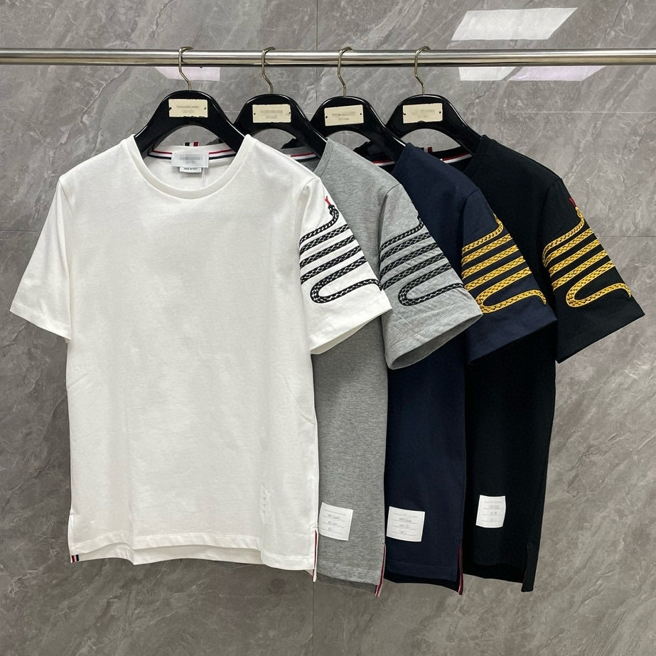 4-Bar Snake pattern T-shirt