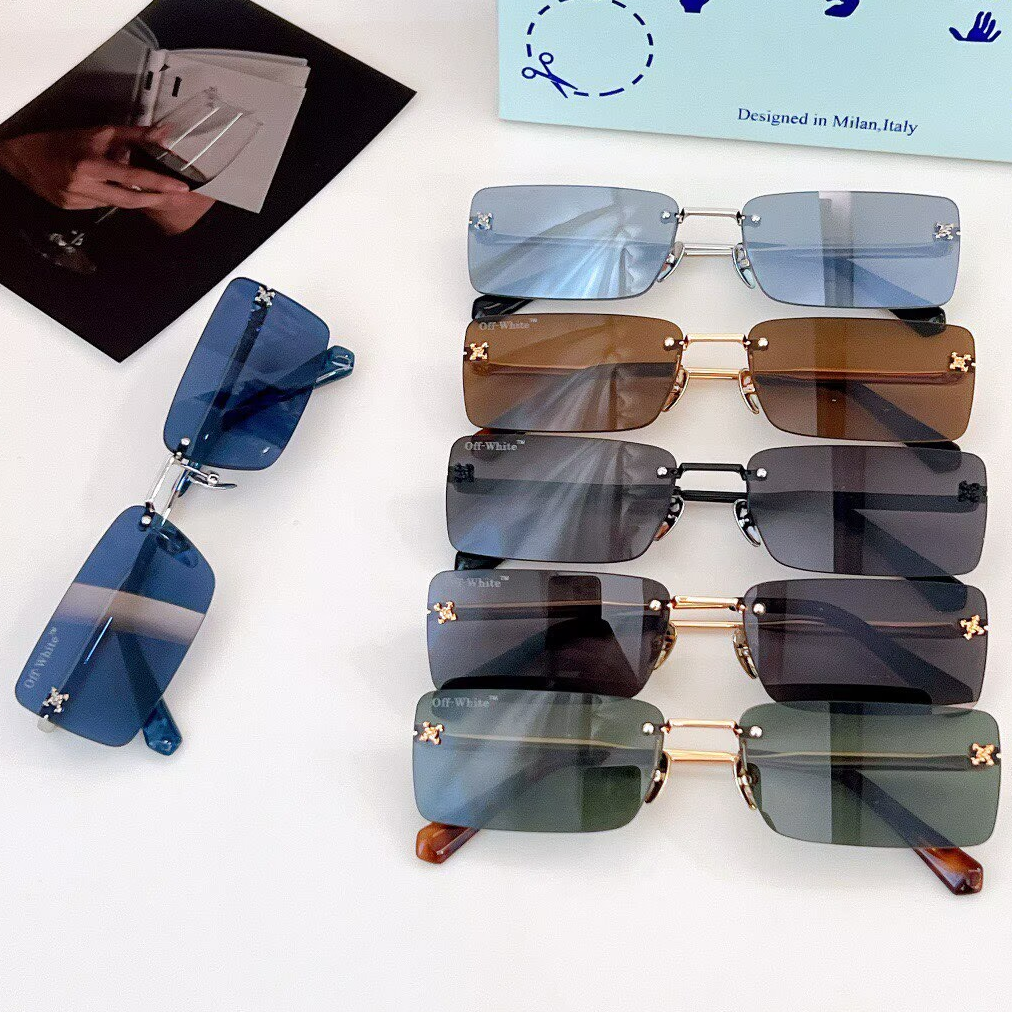 OFF-Whlte Arrow logo sunglasses#096