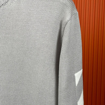 OFF-Whlte Intarsia Knit Sweater#14