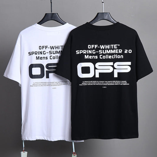 OFF-Whlte Arrow logo print T-shirt#79