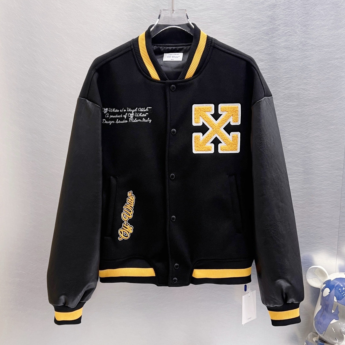 OFF-Whlte Baseball Jacket #34