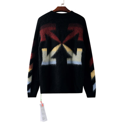 OFF-Whlte Intarsia Knit Sweater#15