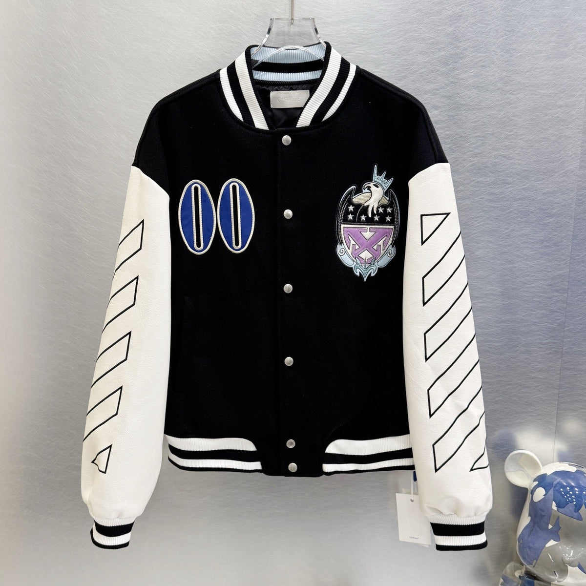 OFF-Whlte Baseball Jacket #33