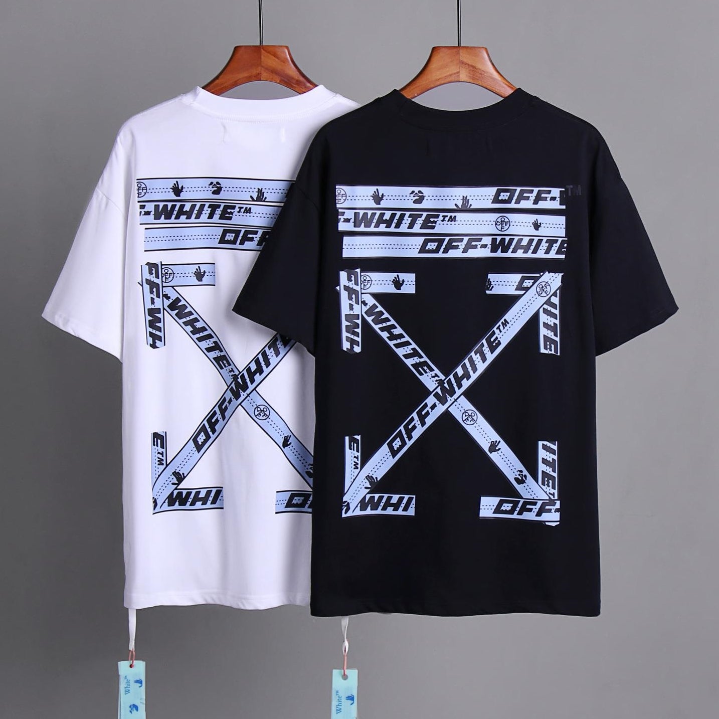 OFF-Whlte Arrow logo print T-shirt#88
