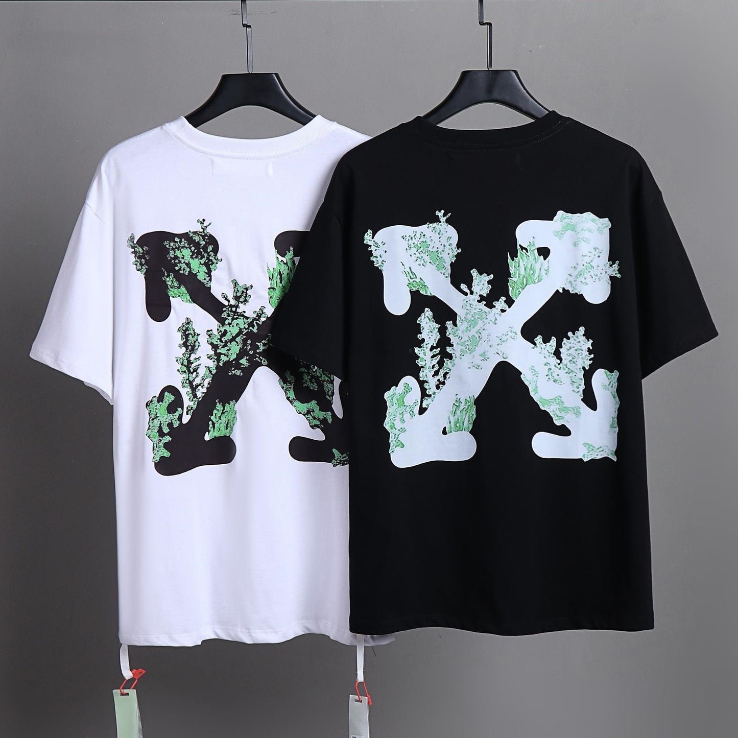 OFF-Whlte Arrow logo print T-shirt#81