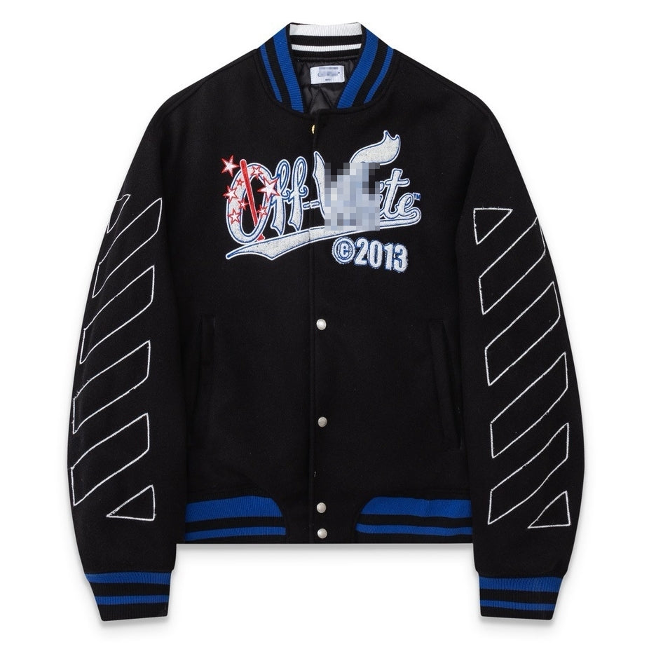 OFF-Whlte Baseball Jacket #35
