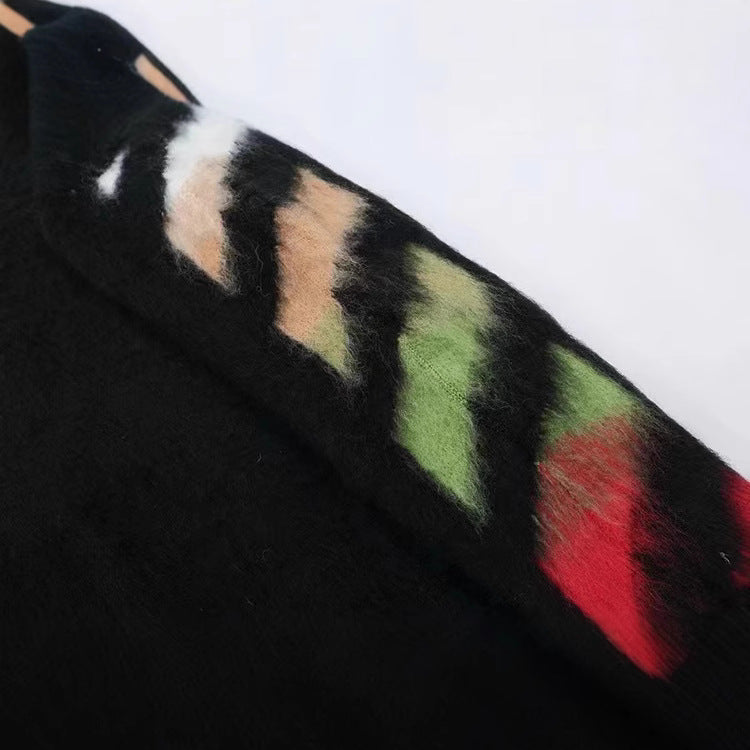 OFF-Whlte Intarsia Knit Sweater#16