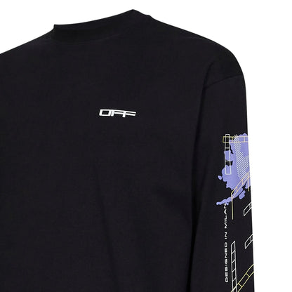 OFF-Whlte Arrow logo sports sweatshirt #1014