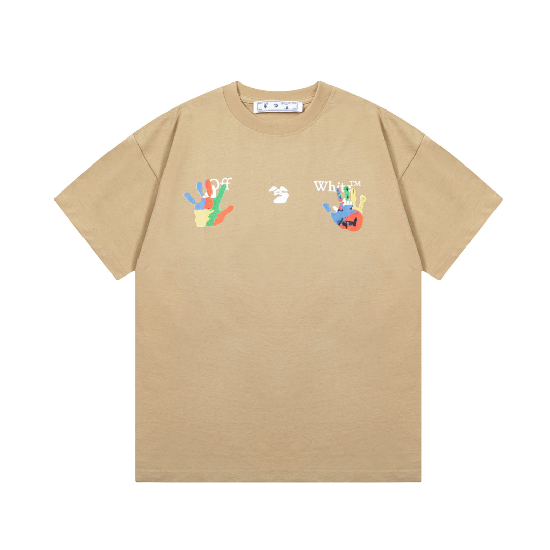 OFF-Whlte Arrow Logo Cotton T-shirt#1002