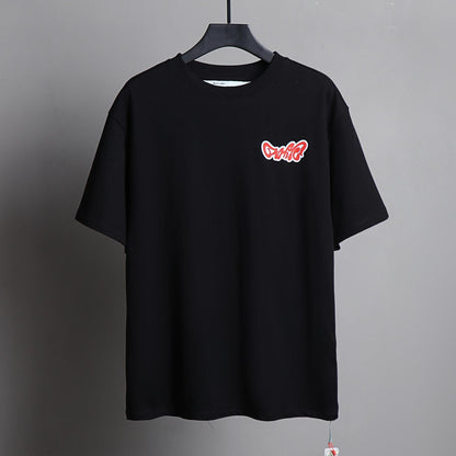 OFF-Whlte Arrow Logo Cotton T-shirt