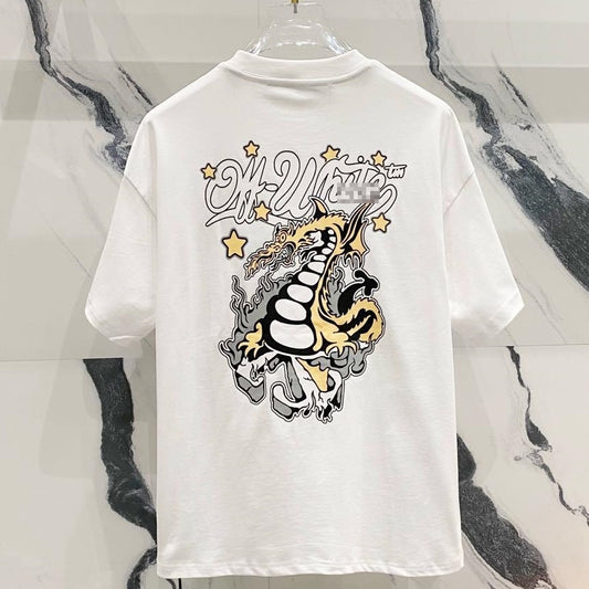 OFF-Whlte Arrow Logo Cotton T-shirt#27