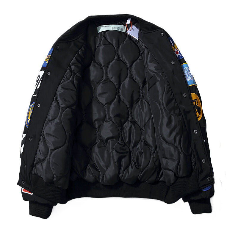 OFF-Whlte sports flight cotton jacket #22
