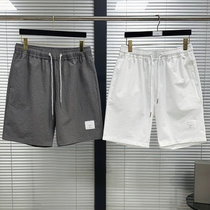 4-Bar Seersucker Sports shorts