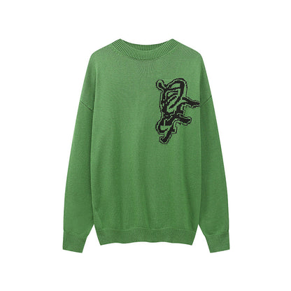 OFF-Whlte Intarsia Knit Sweater#10