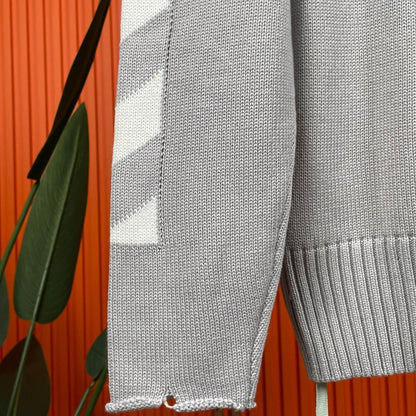 OFF-Whlte Intarsia Knit Sweater#14