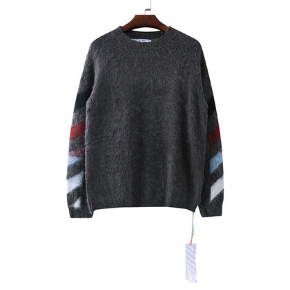 OFF-Whlte Intarsia Knit Sweater#15