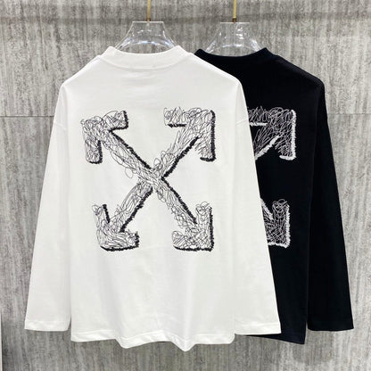 OFF-Whlte Unisex Long-sleeved T-shirt #014