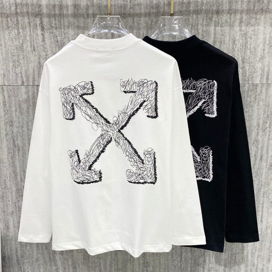 OFF-Whlte Unisex Long-sleeved T-shirt #014