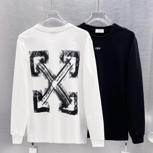 OFF-Whlte Unisex Long-sleeved T-shirt #04