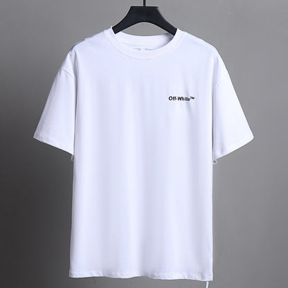 OFF-Whlte Arrow Logo Cotton T-shirt#1005