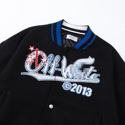 OFF-Whlte Baseball Jacket #35