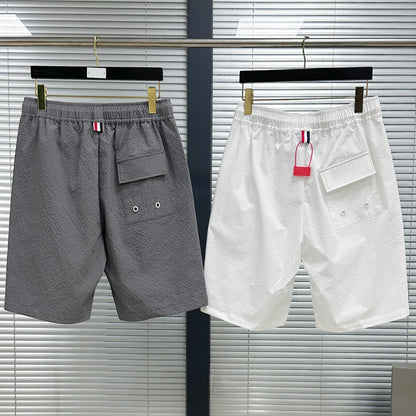 4-Bar Seersucker Sports shorts
