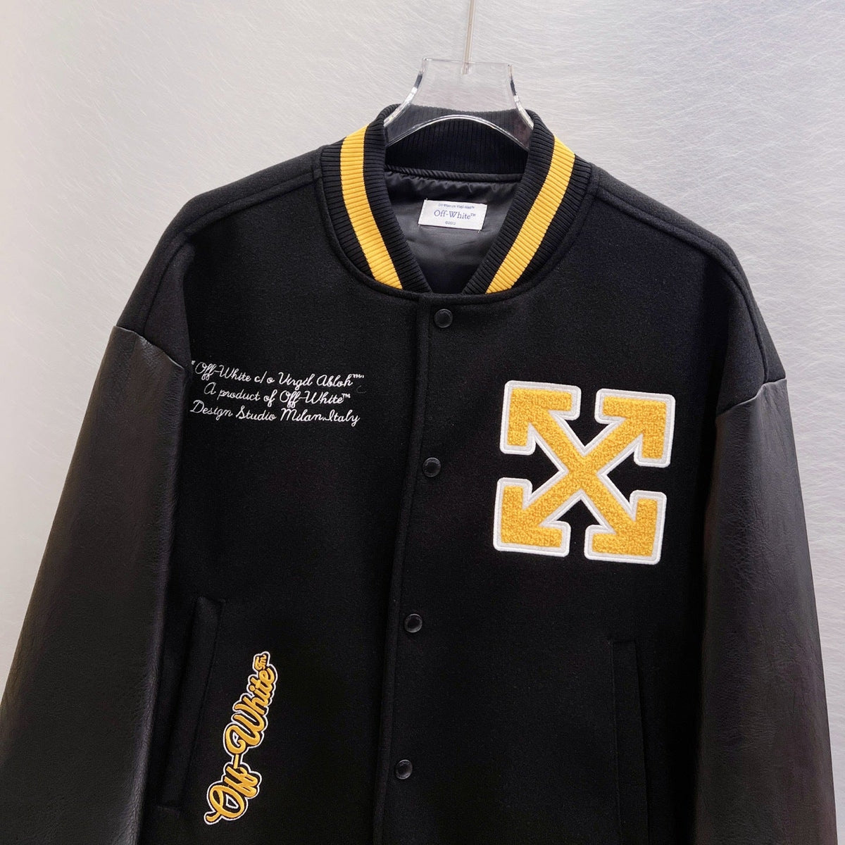 OFF-Whlte Baseball Jacket #34