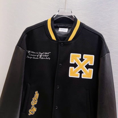 OFF-Whlte Baseball Jacket #34