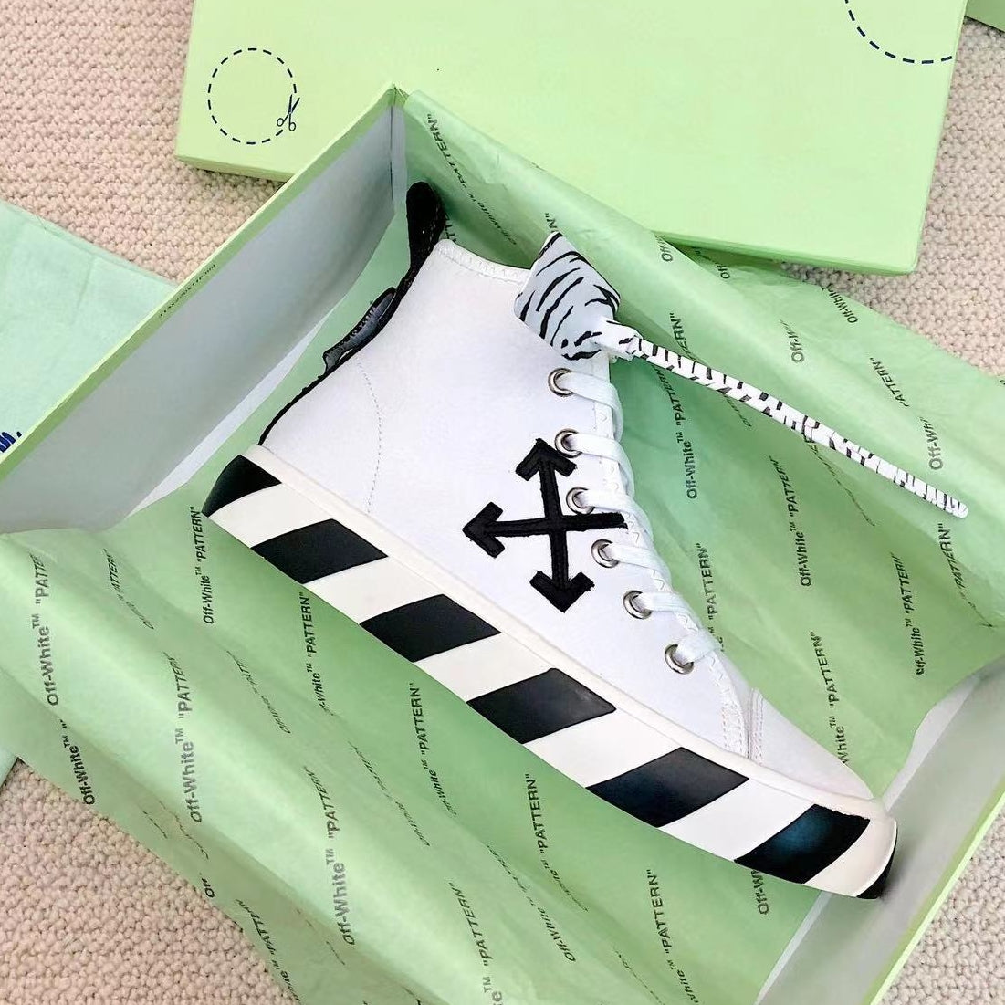 OFF-Whlte high-top sneakers#48