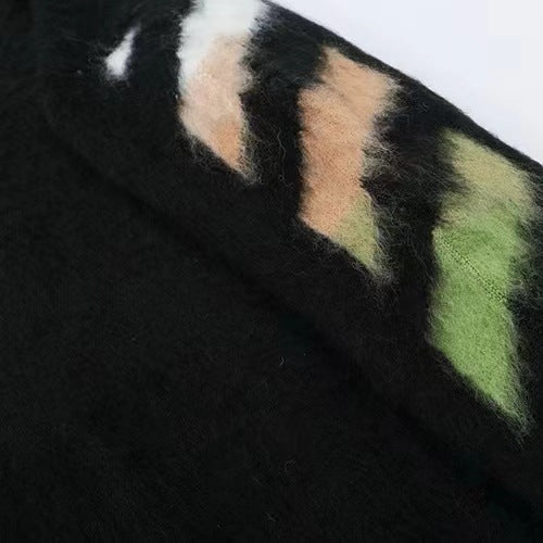 OFF-Whlte Intarsia Knit Sweater#16