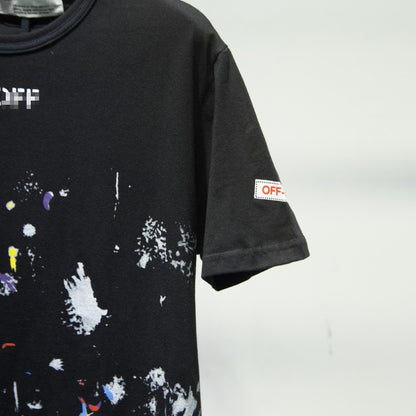 OFF-Whlte Arrow Logo Cotton T-shirt
