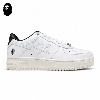 BAPE STA Tokyo Low-Top Sneakers - Triple White