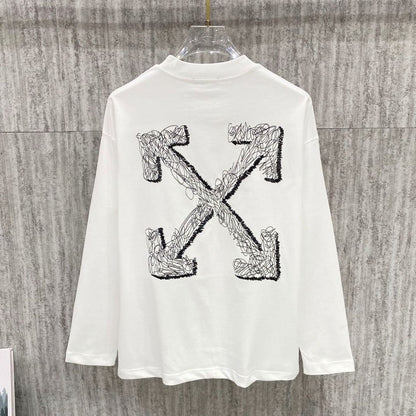 OFF-Whlte Unisex Long-sleeved T-shirt #014