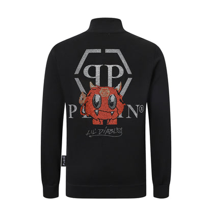 PP Stand collar sweatshirt jacket #10