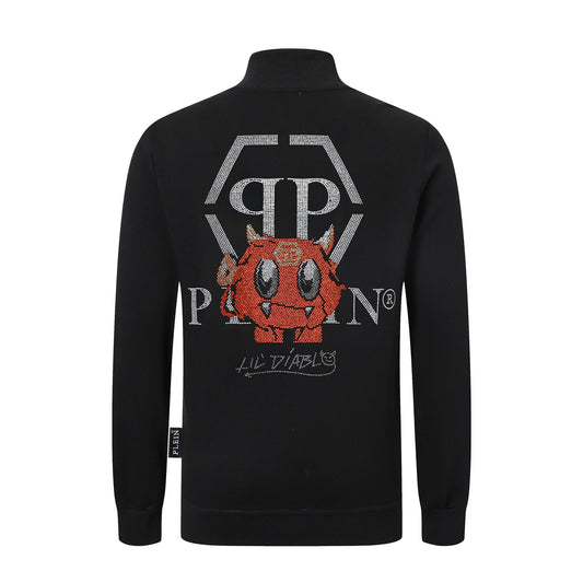PP Stand collar sweatshirt jacket #10