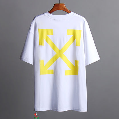 OFF-Whlte Arrow Logo Cotton T-shirt
