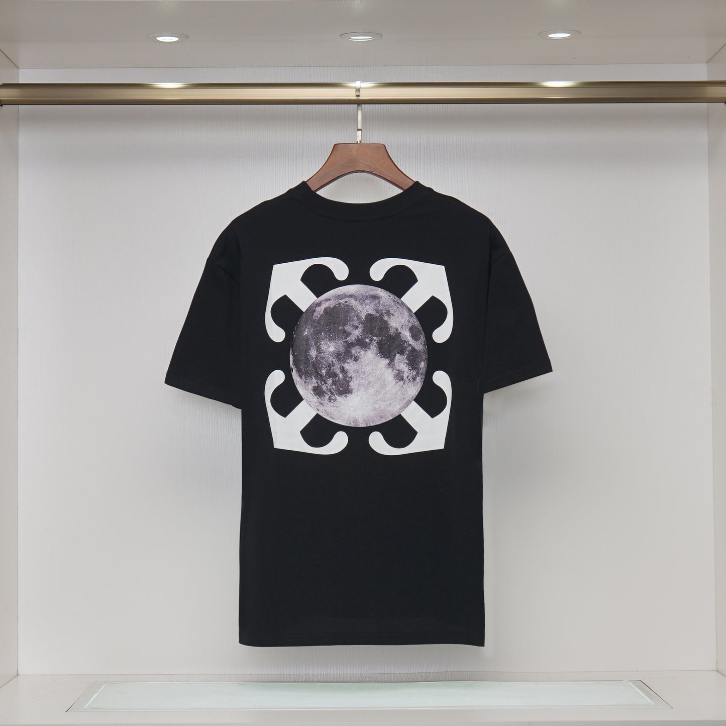 OFF-Whlte Arrow Logo Cotton T-shirt