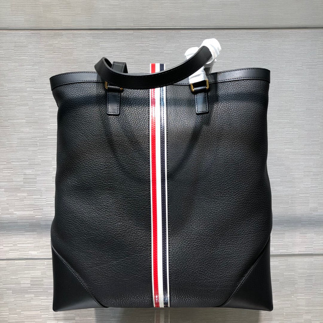 Thom Browne 2025 Men's Leather Briefcase