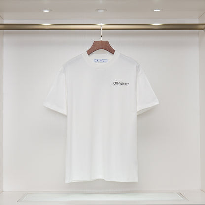 OFF-Whlte Arrow Logo Cotton T-shirt