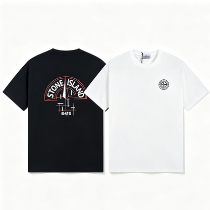 ST0NE lSLAND Pure Cotton T-Shirt #32