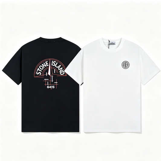 ST0NE lSLAND Pure Cotton T-Shirt #32