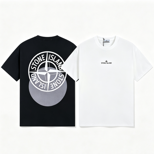 ST0NE lSLAND Pure Cotton T-Shirt #33