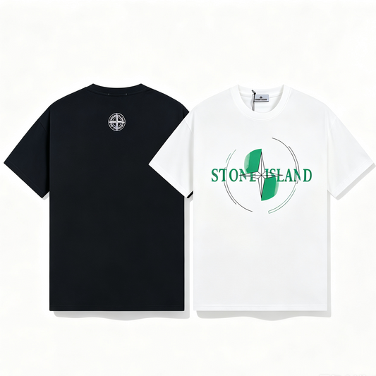 ST0NE lSLAND Pure Cotton T-Shirt #36